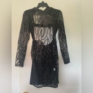 Ablyn Fashion Sequins Cocktail Dress